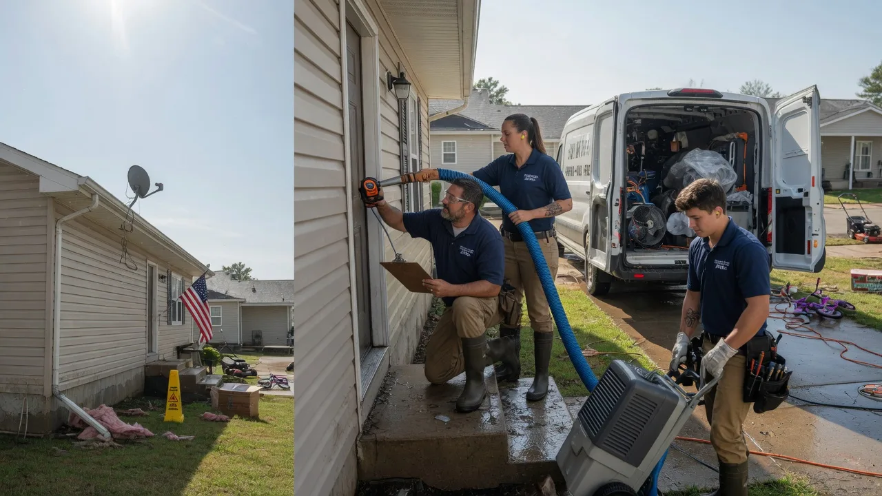 Ceiling Water Damage Restoration in Thayer, MO near me